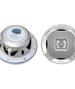 Lanzar 6.5" 2-Way Marine Speakers 400W. Silver