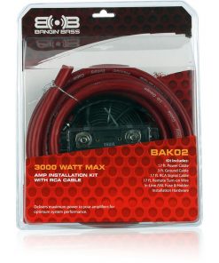 Alternative view of Belva Complete 1/0 Gauge Amp Kit with RCA BAK02