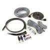 Belva Complete Amp Kit 4 Gauge with RCA Black & Silver Wire