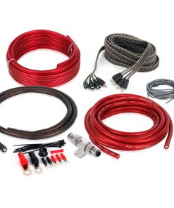 Belva Complete 4 Gauge Amp Kit with 4 ch. RCA