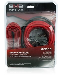 Alternative view of Belva Complete 4 Gauge Amp Kit with 4 ch. RCA BAK44