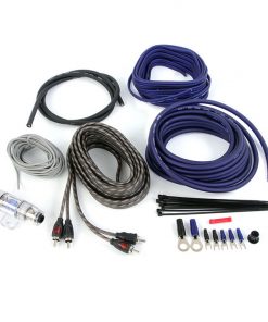 Belva Complete 8 Gauge Amp Kit Blue wire