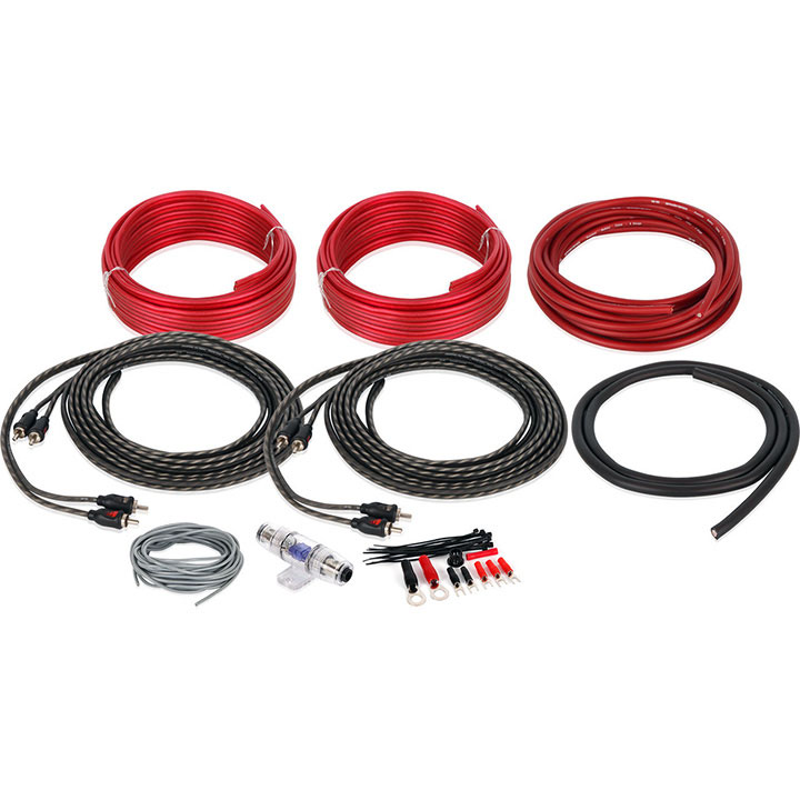 Belva Complete Amp kit 8 Gauge with 4 ch. RCA