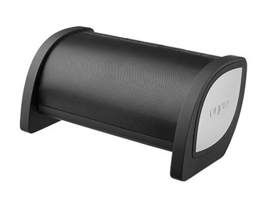 Nyne Bass Portable Bluetooth Speaker with Active Subwoofer Black/Silver