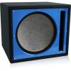 Belva Single 10" Ported Empty Enclosure Blue Face