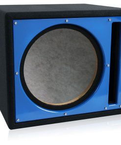 Belva Single 10" Ported Empty Enclosure Blue Face