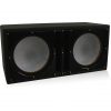 Belva Dual 12" Ported Empty Enclosure Black Face