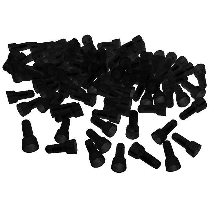 CRIMP CAPS 14-16GA. XSCORPION 1000 PCS BLACK