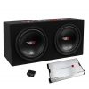 Cerwin Vega 3000W MAX Basskit XED Dual 12" loaded sealed 3/4" MDF encl w/1000W MAX amp