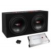 Cerwin Vega 3000W MAX Basskit XED Dual 12" loaded vented 3/4" MDF encl w/1000W MAX amp
