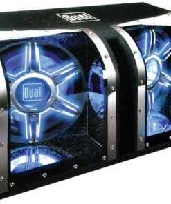 SUBWOOFER BOX DUAL 12" DUAL DUAL CHAMBER;RGB ILLUMINATION