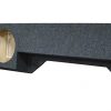 Qpower 2-10" Hole Emtpy Woofer Box for 2005-Current Nissan Frontier Under seat downfire