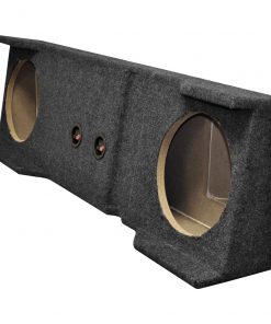 Qpower Dual 10" Chevy/GMC Crew Cab Empty Woofer Box '01-07 1500/2500/3500 HD