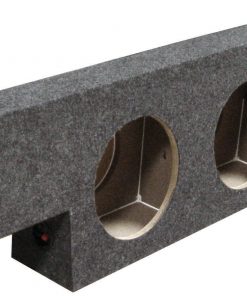 EMPTY WOOFER ENCLOSURE QPOWER DUAL 10" 'T' SHAPE