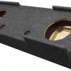 EMPTY WOOFER BOX QPOWER DUAL 10" GMC CREW CAB '07-'13