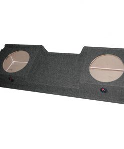 EMPTY WOOFER BOX GMC X-CAB '99-06; DUAL 10";
