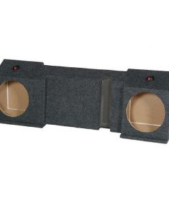 EMPTY WOOFER BOX QPOWER (DF) CHEVY AVALANCHE (2)10" Under seat downfire