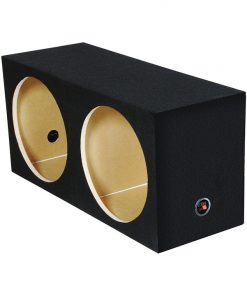 Qpower 15" empty 2 hole enclosure with an outer carton