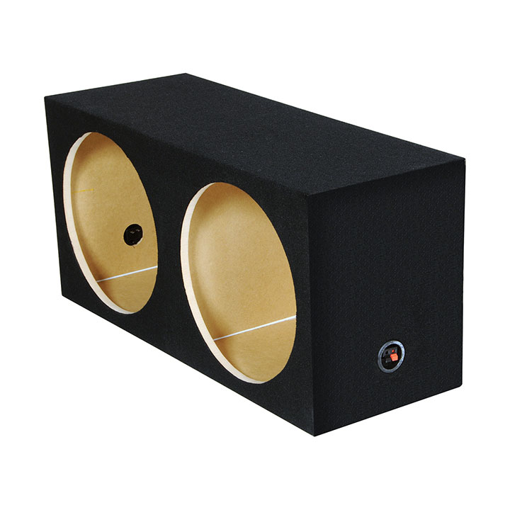 Qpower 15" empty 2 hole enclosure with an outer carton