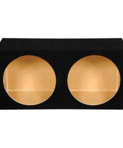 Alternative view of Qpower 15" empty 2 hole enclosure with an outer carton BSOLO152HOLE