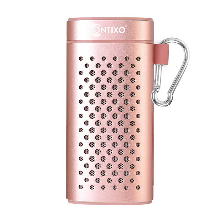 Contixo Samsung Battery Bluetooth Speaker For iphone 7 Beach Speaker 20 Hours Pink