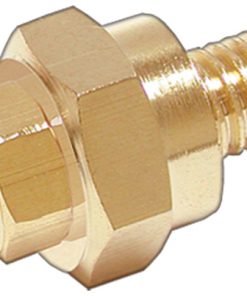 BATTERY TERMINAL ADAPTER AUDIOPIPE - SIDE MOUNT; BRASS