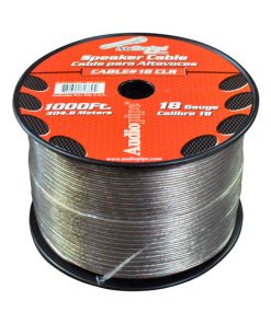SPEAKER WIRE AUDIOPIPE 18 GA 1000' CLEAR(CBP181000)