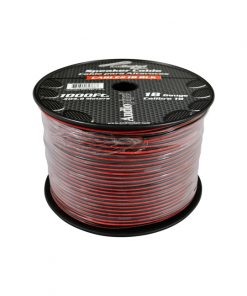 SPEAKER CABLE 18 GA. 1000' AUDIOPIPE; RED + BLACK