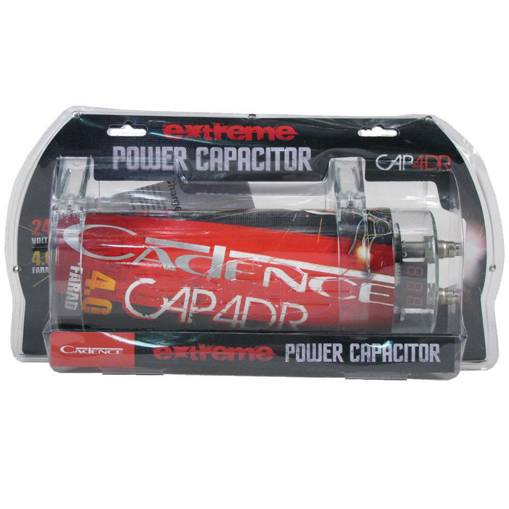 Cadence 4 farad cap w/led voltage display CAP4DR - Image 2