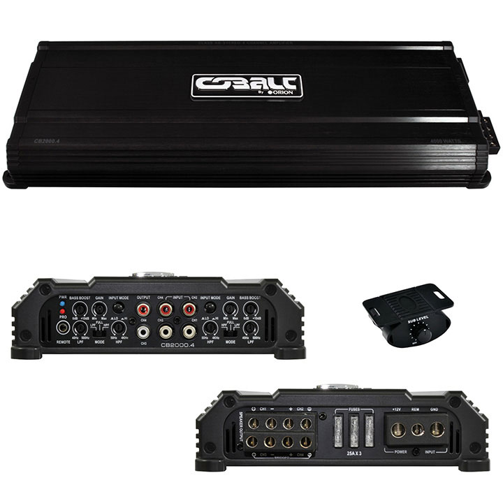 Orion Cobalt 4 Channel Amplifier 2000W MAX
