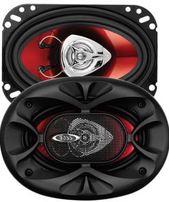 Boss 4X6" Speaker 2-Way red poly injection cone
