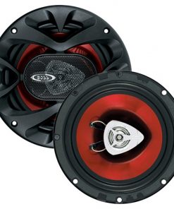 Boss 6.5" Slim Speaker 2-Way red poly injection cone