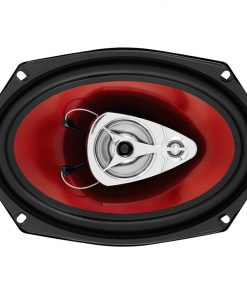 Alternative view of Boss 6x9 Speaker 3-Way red poly injection cone CH6930