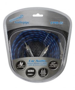 Audiopipe Platinum Plated Interconnect Cable 15ft