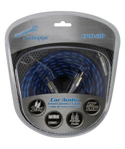Audiopipe Platinum Plated Interconnect Cable 20ft