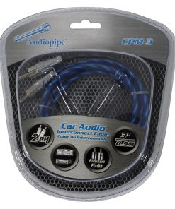 Audiopipe Platinum Plated Interconnect Cable 3ft