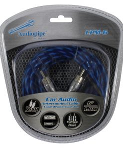Audiopipe Platinum Plated Interconnect Cable 6ft