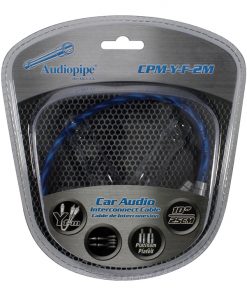 Audiopipe Platinum Plated Interconnect Y Cable 1 Female to 2 Male