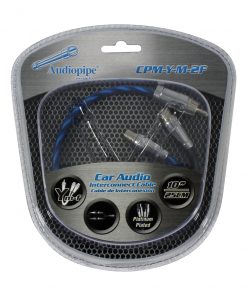 Audiopipe Platinum Plated Interconnect Cable 1 Male to 2 Female