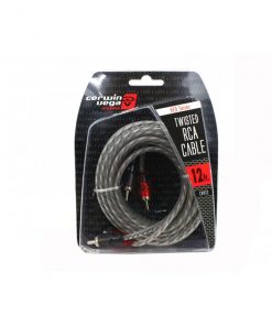 Cerwin Vega HED Series 2-channel RCA cable 12ft. Twisted pair single molded ends