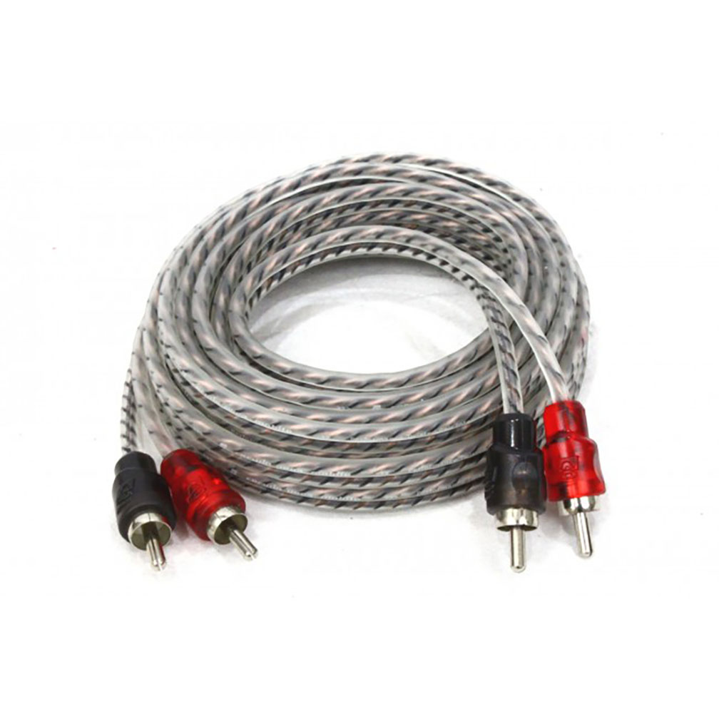 Cerwin Vega HED Series 2-channel RCA cable 12ft. Twisted pair single molded ends CRH12 - Image 2