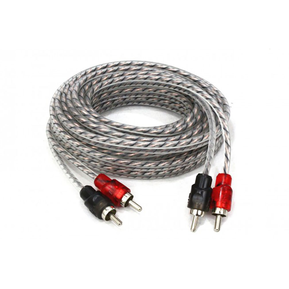 Cerwin Vega HED Series 2-channel RCA cable 17ft. Twisted pair single molded ends CRH17 - Image 2