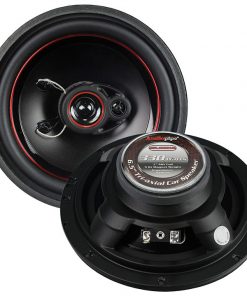Audiopipe Redline 6.5" 3 way 5 oz magnet car speaker slim style(pair)