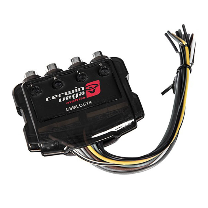 Cerwin Vega Stroker 4-ch mini line output converter w/ trigger