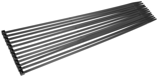 WIRE TIES 6" BLACK 1000 PCS PER BAG XSCORPION