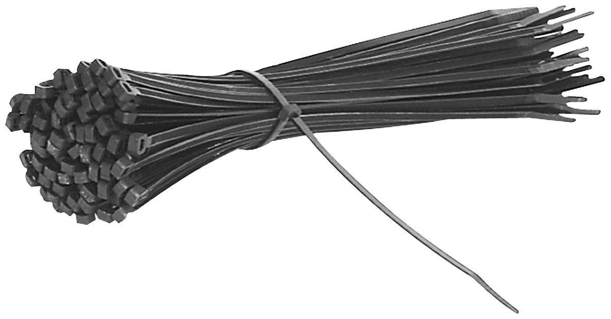 WIRE TIES 6" BLACK 1000 PCS PER BAG XSCORPION CT6 - Image 2
