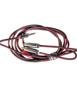 Cerwin Vega 2-Connector RCA male to 3.5mm male audio cable 6ft.