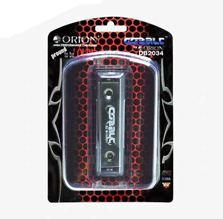 Orion Dist. Block (2) 0/4 ga. Inputs & (3) 4 ga. Outputs