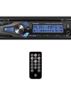 Dual CD Player BT w/internal mic. remote USB w/1 amp charging