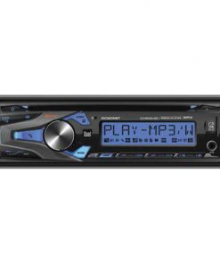 Alternative view of Dual CD Player BT w/internal mic. remote USB w/1 amp charging DC206BT